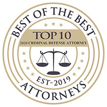 Best of the Best Attorneys Criminal Defense Badge 2020